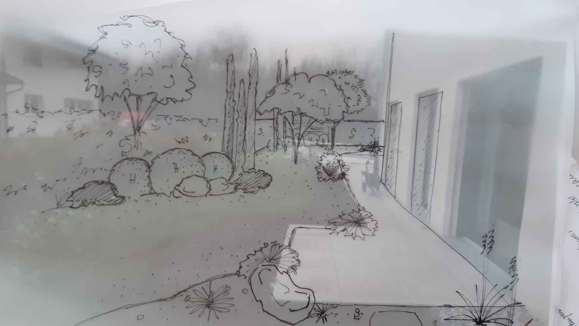 2 croquis sur photos 2 croquis sur photos